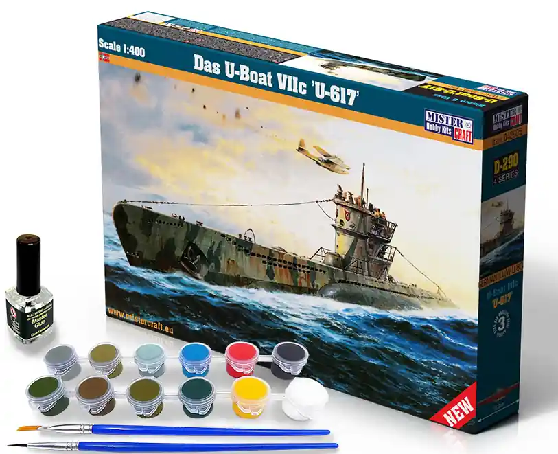 Meilleur Prix MisterCraft D290s Das U-Boat VIIc ‘U-617‘ - Model Set