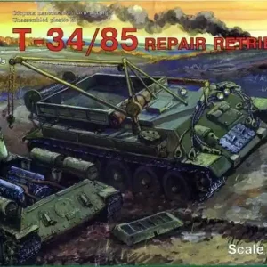 Military Wheels 7211 Soviet T-34/85 Recovery Tank Remise