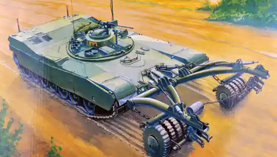 Trumpeter 00346 M1 Panther II Mineclearing Tank Solde