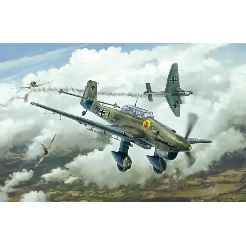 Usine Directe Junkers JU-87B Stuka - ITALERI 2807 - 1/48