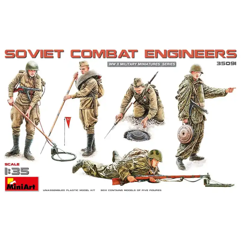 Expédition Rapide Ingénieurs de combat soviétiques - MINIART 35091 - 1/35