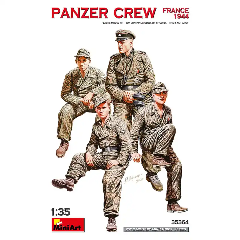 Acheter En Ligne Equipage de Panzer, France 1944 - MINIART 35364 - 1/35