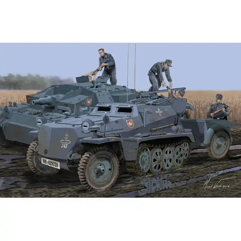 Seulement Aujourd'hui Véhicule Sd.Kfz.252 Transport Munitions - DRAGON 6718 - 1/35