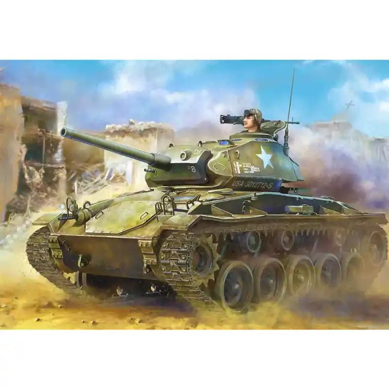 Bon Marché Tank Américain M24 CHAFFEE, 1945 - WALTERSONS FOV 873014A - 1/72