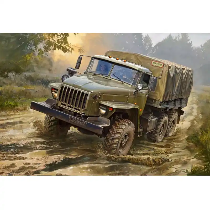 Petit Prix Camion de l‘armée Russe, URAL-4320 - ZVEZDA 5050 - 1/72