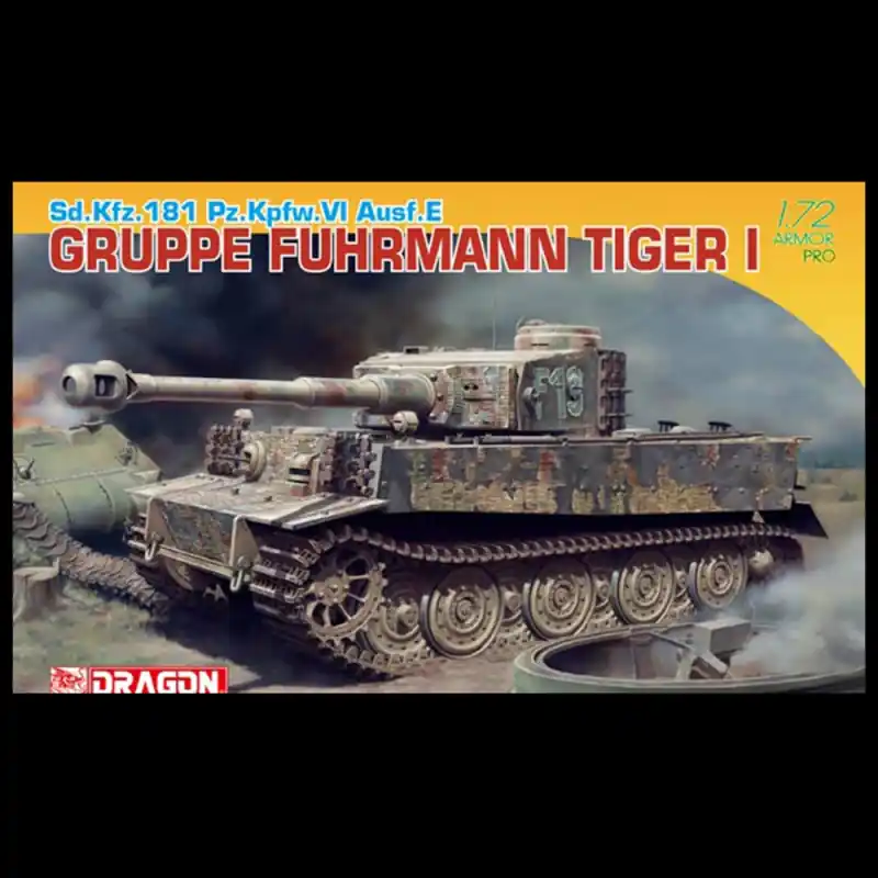 Char / Panzer Gruppe Fehrmann Tiger I - DRAGON 7368 - 1/72 Usine Directe