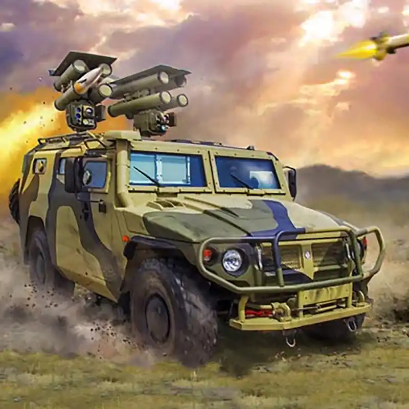Super Prix Véhicule blindé Russe avec missile "Kornet-D" Gaz-233014 - ZVEZDA 3682 - 1/35