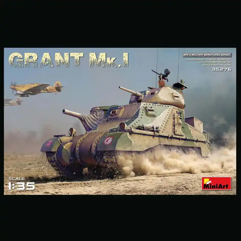 Char / Tank, Grant MK1 (Américain - Britannique) - MINIART 35276 - 1/35 Meilleur Prix