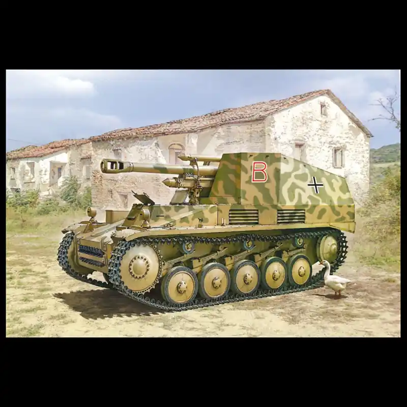 Véhicule Blindé SD.KFZ.124 WESPE - ITALERI 7061 - 1/35 Satisfait Ou Remboursé