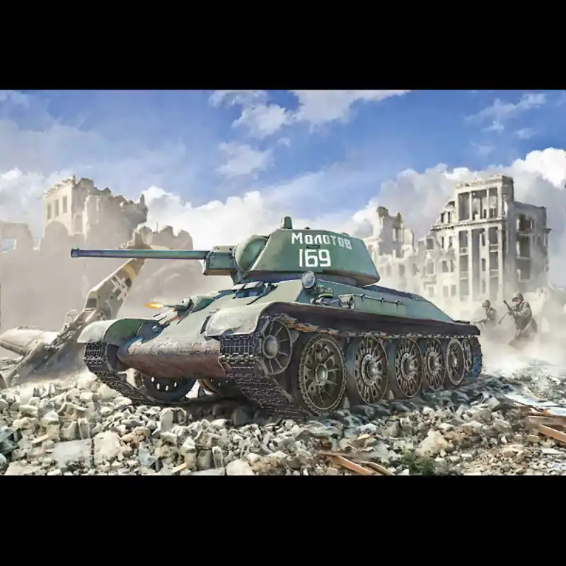 Char Soviétique T-34/76, 1943, 1ere Version Éd. Premium - ITALERI 6570 - 1/35 Prix Choc