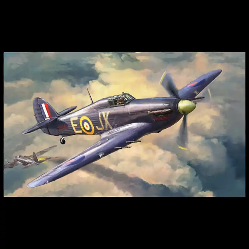 Satisfait Ou Remboursé Chasseur Britannique, Hawker Hurricane IIC - ZVEZDA 7322 - 1/72