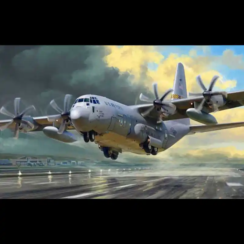 Avion Américain de transport Lourd C-130J - ZVEZDA 7325 - 1/72 Dernier Modèle