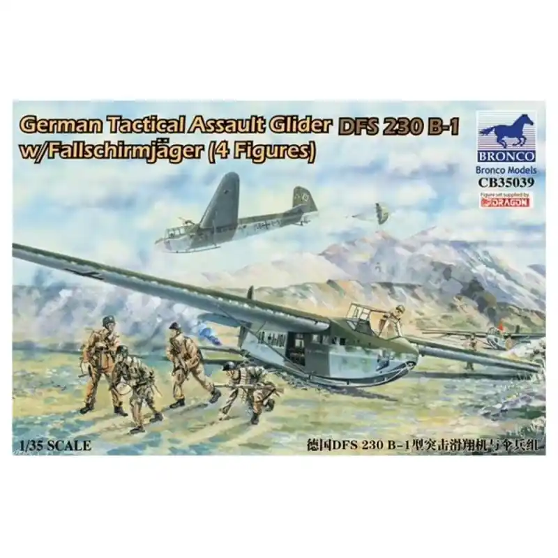 Authentique Planeur Tactique Standard, DFS 230 B-1 - BRONCO 35039 - 1/35