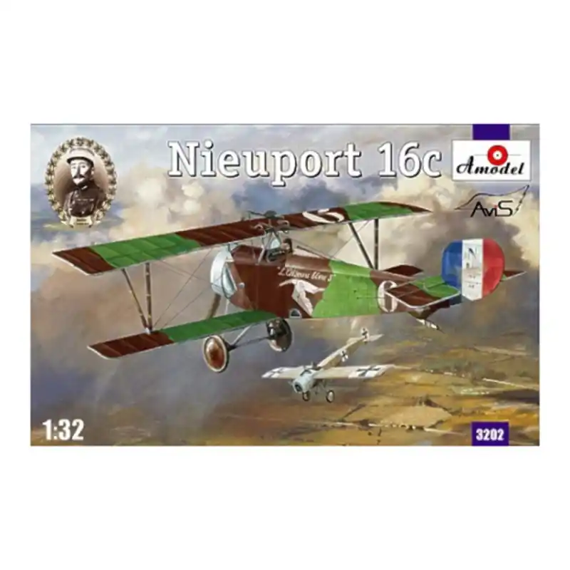Avion Nieuport 16c - AMODEL 3202 - 1/32 Paiement Sécurisé