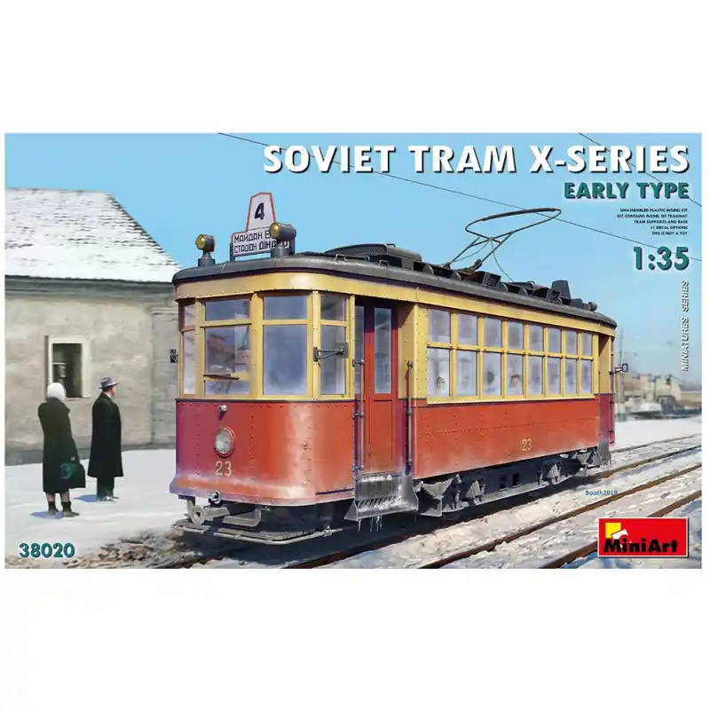 Tram soviétique X-séries - MINIART 38020 - 1/35 Meilleur Prix