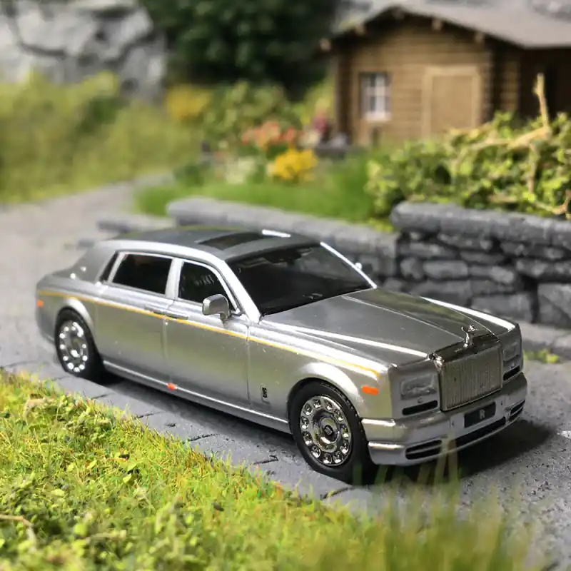 Certifié MicroCity, Rolls Royce Phantom, argent - HERPA 87MC000066 - HO 1/87