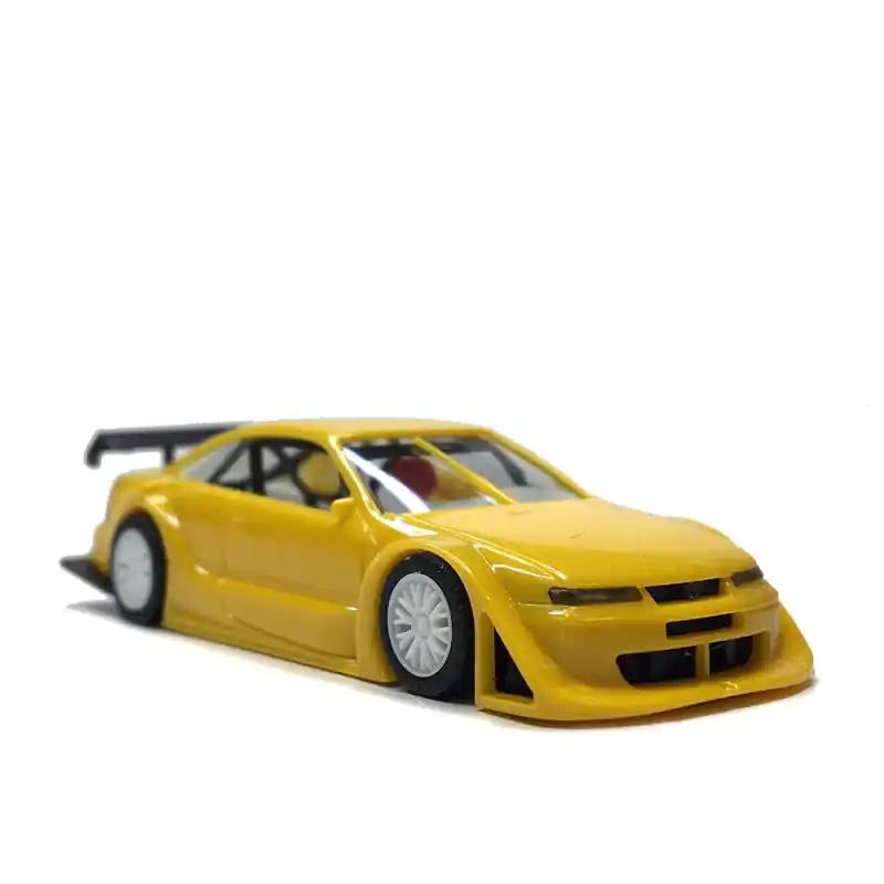 Opel Calibra, Phase IV, jaune, 1993 - HERPA 022101-002 - HO 1/87 Offre Exclusive