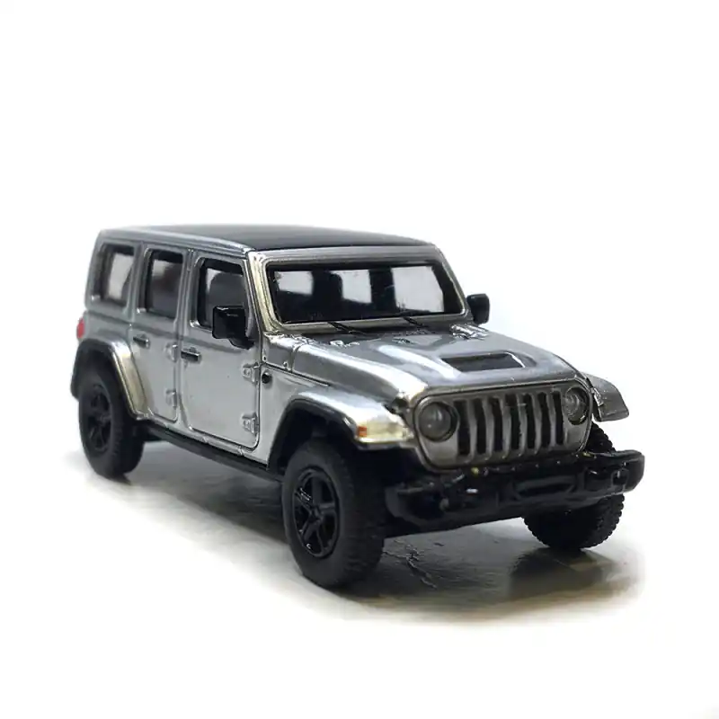 Prix Réduit MicroCity, Jeep Wrangler, silver, 2017 - HERPA 87MC000027 - HO 1/87