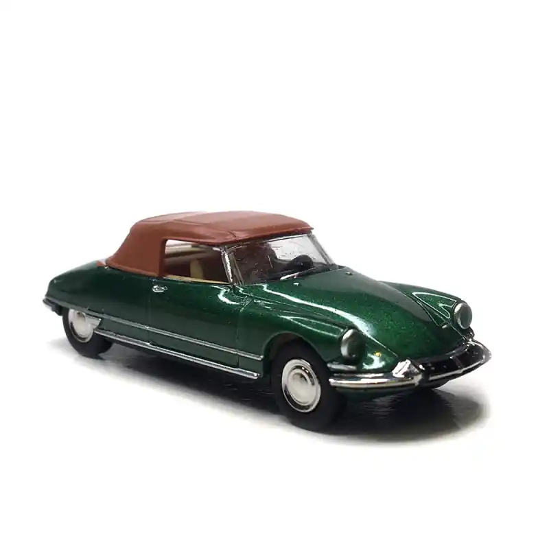 Solde Citroën DS 19 cabriolet fermée, vert métallisé, 1963 - SAI 7819.1 - HO 1/87