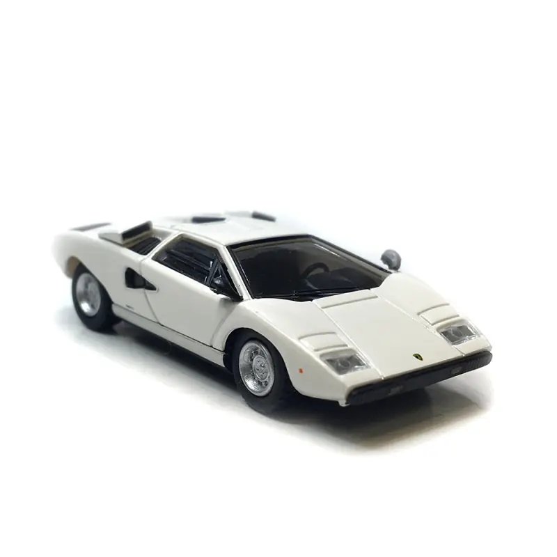 Lamborghini countach LP 400, blanc, 1974 - Minichamps 870103122 - 1/87 Super Prix