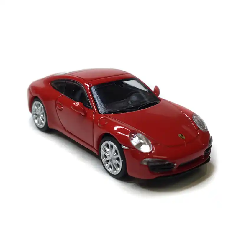 Dernier Modèle Porsche 911 (991) Carrera, rouge, 2013 - Minichamps 870068020 - 1/87