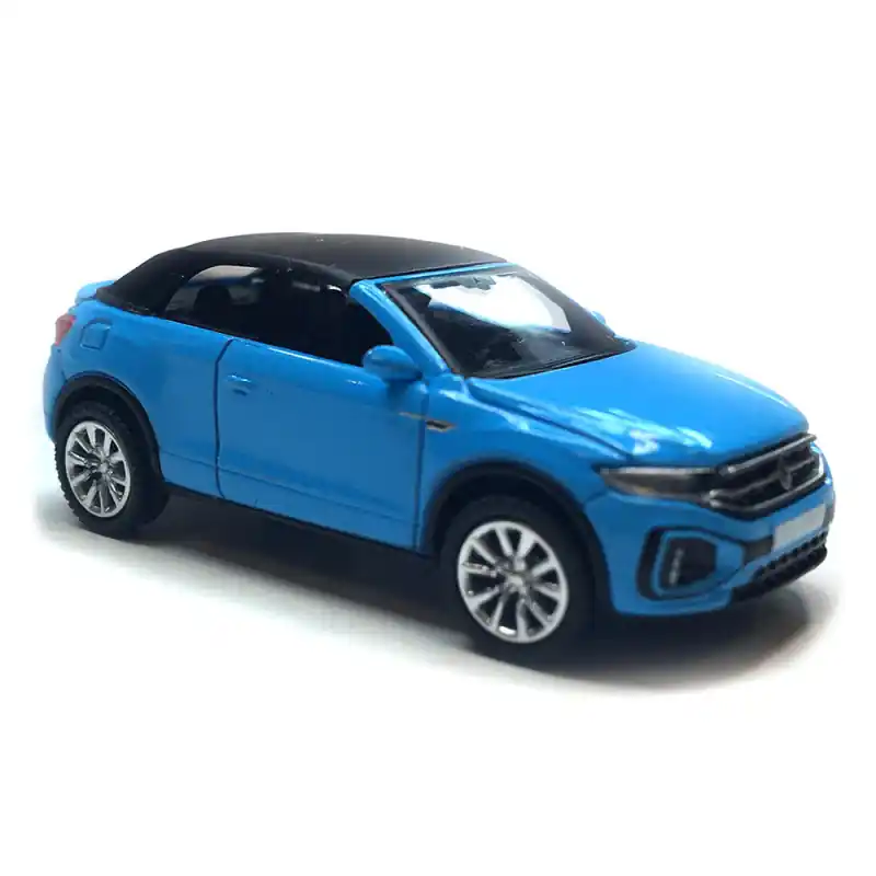 Prix Choc VW T-Roc cabriolet phase 2 fermé, bleu clair, 2022 - PCX8706000 - HO 1/87