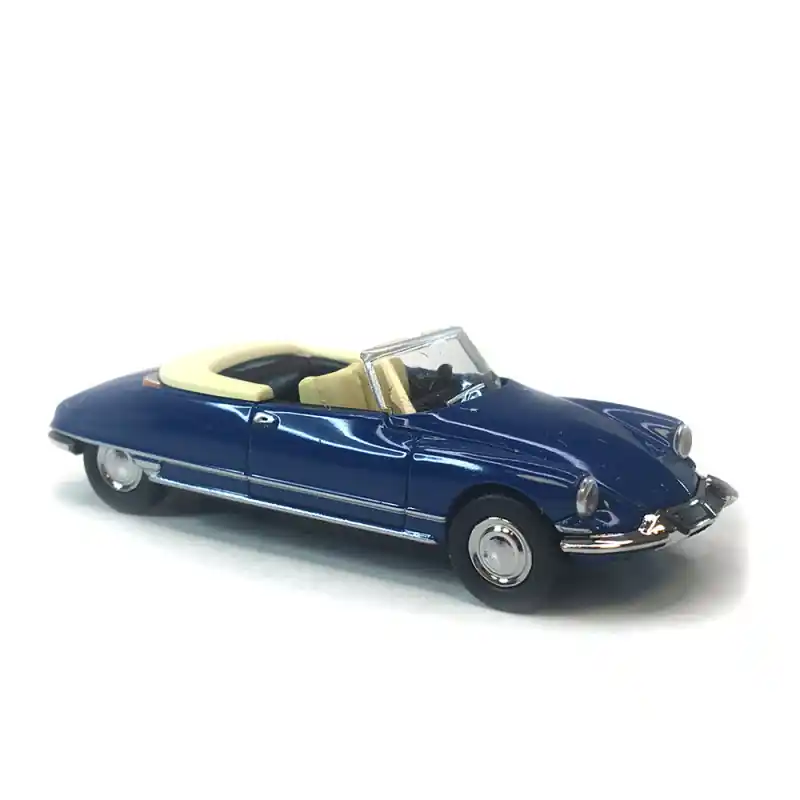 Citroën DS 19 cabriolet capote ouverte, bleu, 1963 - SAI 7809.1 - HO 1/87 Offre Limitée