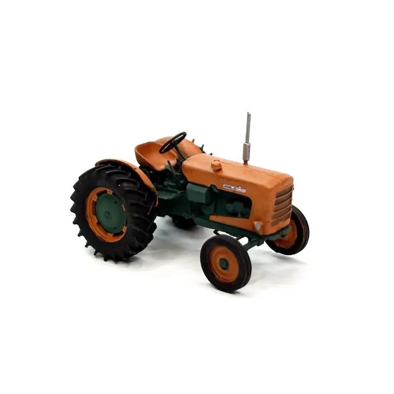 Petit Prix Tracteur Someca Super Som40, orange et vert, roue 28‘ - Artitec / REE 388.094 - HO 1/87