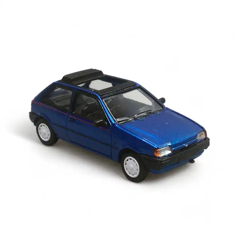 Ford Fiesta MK III Calypso, Bleue, toit ouvert, 1989 - PCX870460 - HO 1/87 Promotion