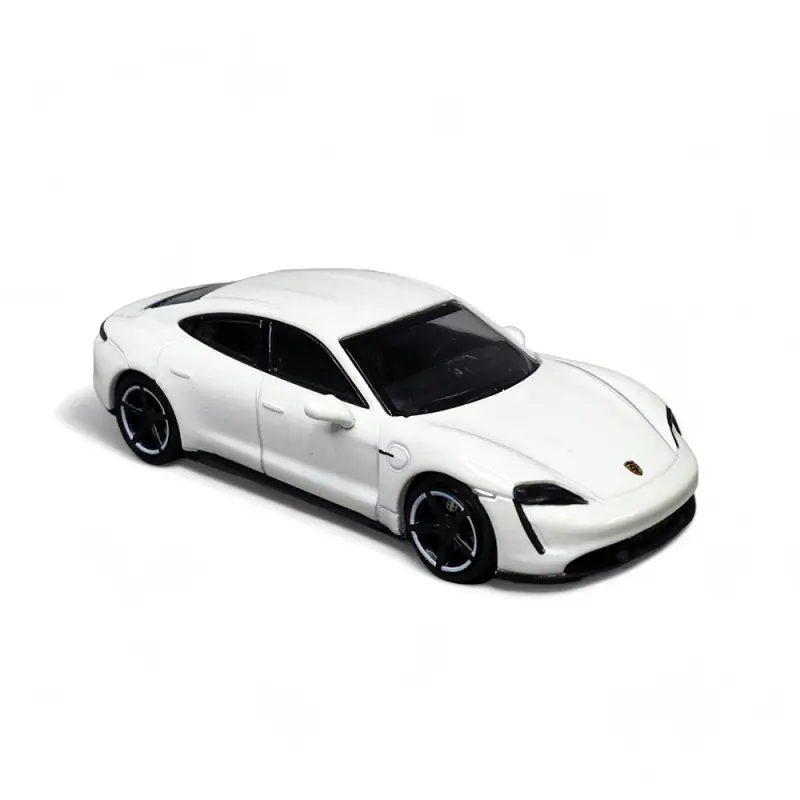 Porsche Taycan Turbo S, Blanc - Minichamps 870068400 - HO 1/87 Authentique