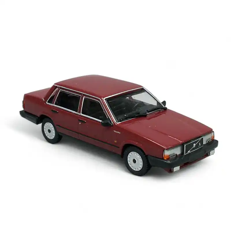 Expédié Aujourd'hui Volvo 740GL 1986, Rouge foncé - Minichamps 870171704 - HO 1/87
