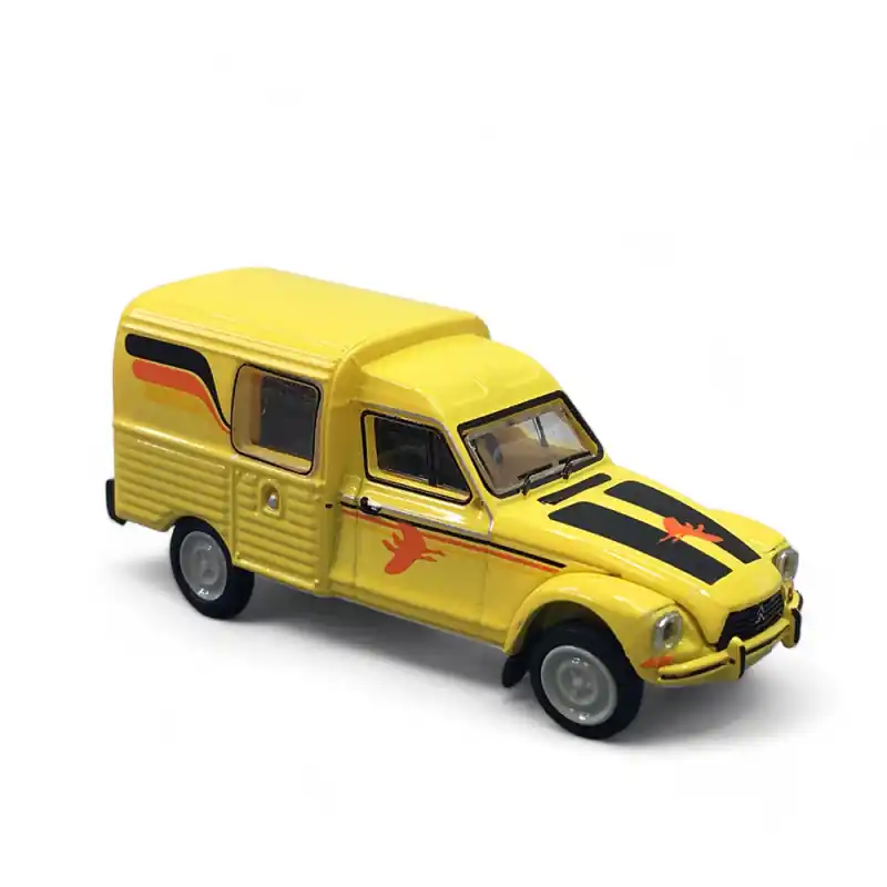 Acheter En Ligne Citroën Acadiane fourgonnette, Jaune et Orange - Brekina 14278 - HO 1/87