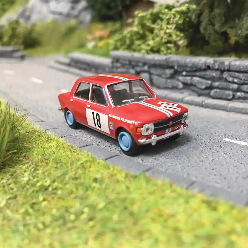 Fiat 128 Rouge N°18 Fillipinetti - Starline Models 22541 - HO 1/87 Commander Vite