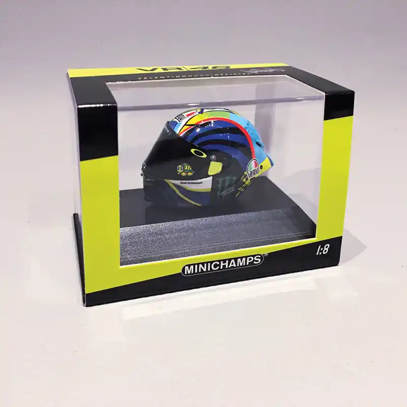 Casque Valentino Rossi Test Sepang 2020 - MINICHAMPS 399 200066 - 1/8 Quantité Limitée