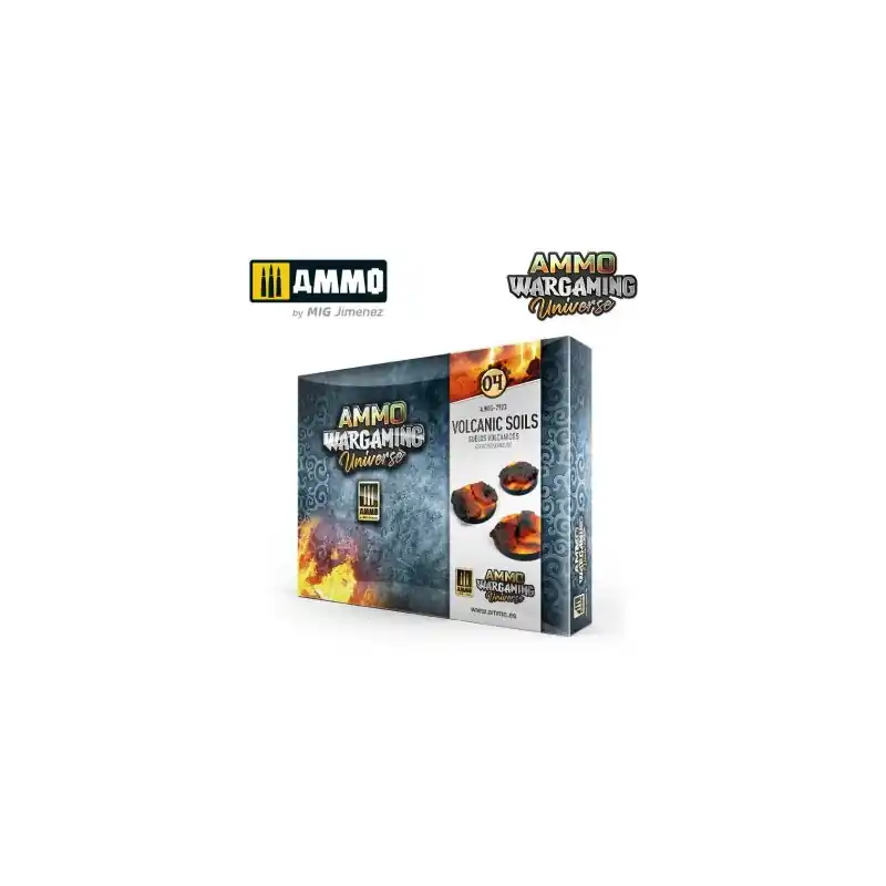 AMMO Wargaming Univers 04 - Sols volcaniques - AMMO 7923 Meilleure Vente