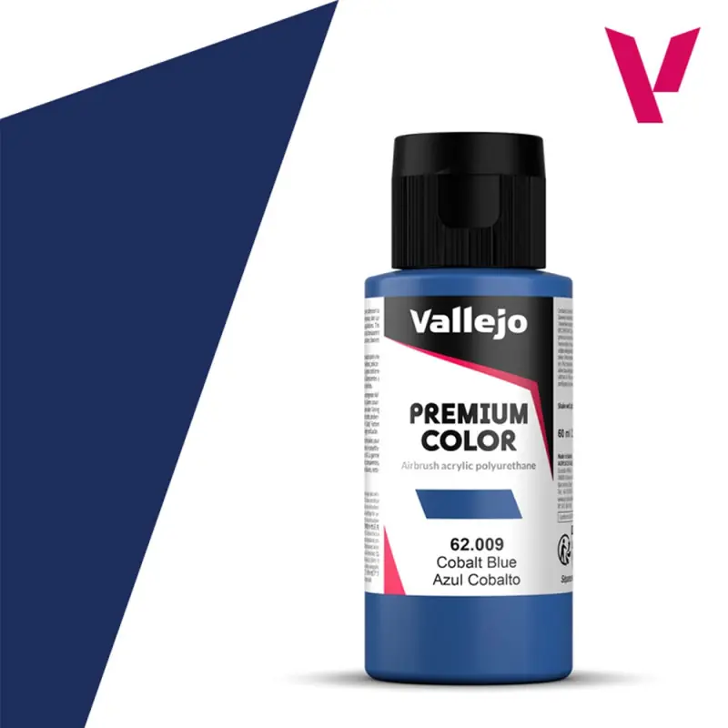 Solde Bleu Cobalt - 60ml Opaque Premium Color - VALLEJO 62.009
