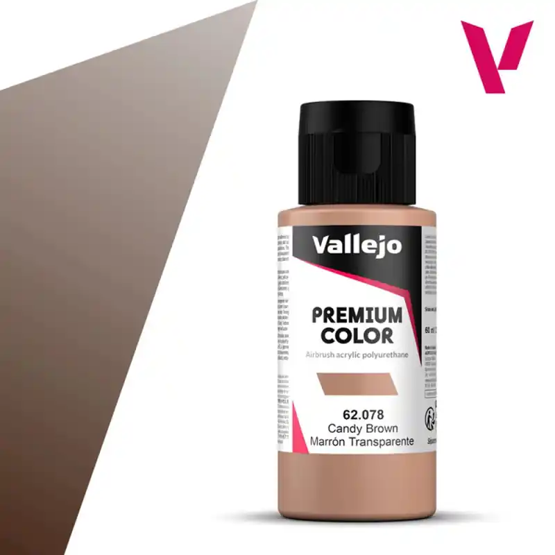 Brun Transparent - 60ml Candy Premium Color - VALLEJO 62.078 Nouvel Arrivage