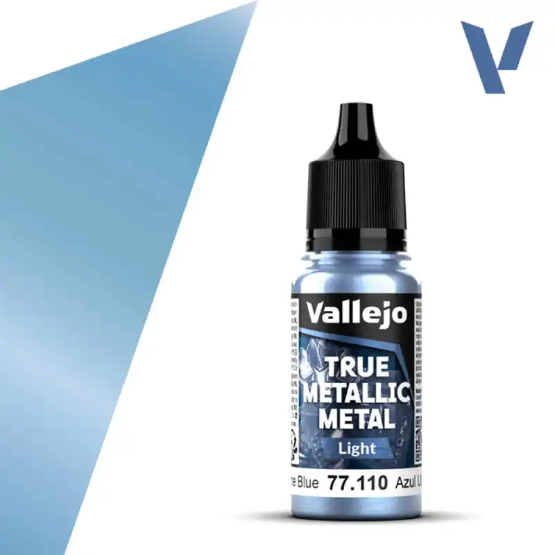 Seulement Aujourd'hui Bleu Outremer N°10 - 18ml Light True Metallic Metal - VALLEJO 77.110