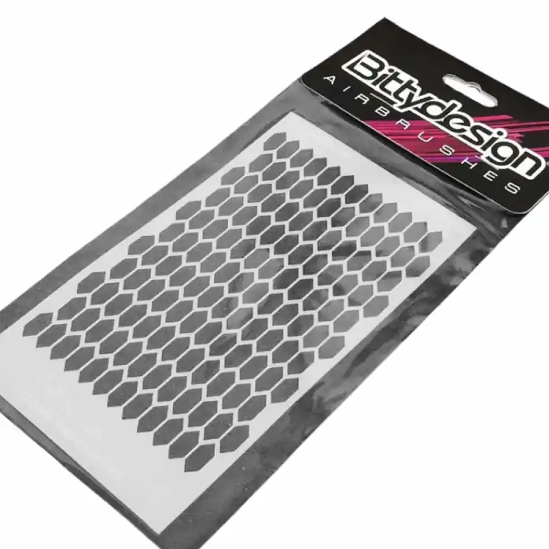 Pochoir "Honeycomb V3" - BITTYDESIGN BDSTC-004 Solde