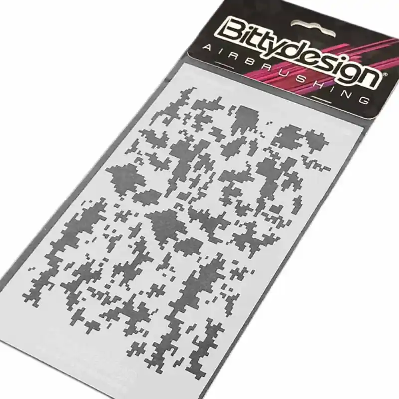 Pochoir "Camo Digi" - BITTYDESIGN BDSTC-017 Dernier Modèle