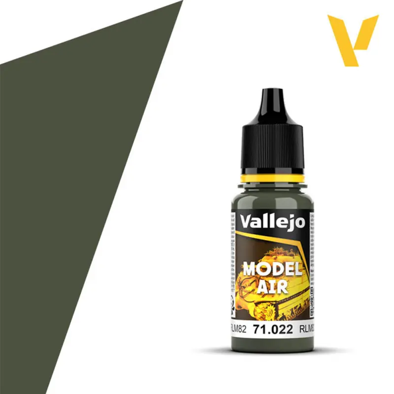 Retour Gratuit Vert RLM82 N°22 - 18ml Model Air - VALLEJO 71.022