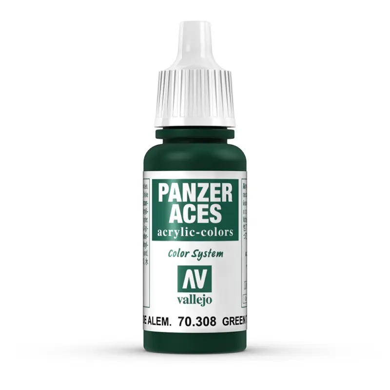 Acheter En Ligne Peinture Acrylique, 17ml, Panzer Aces Feu de Position Vert - VALLEJO 70308