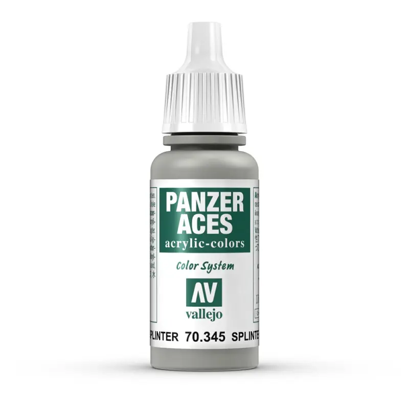 Retour Gratuit Peinture Acrylique, 17ml, Panzer Aces Base Camouflage Splinter - VALLEJO 70345