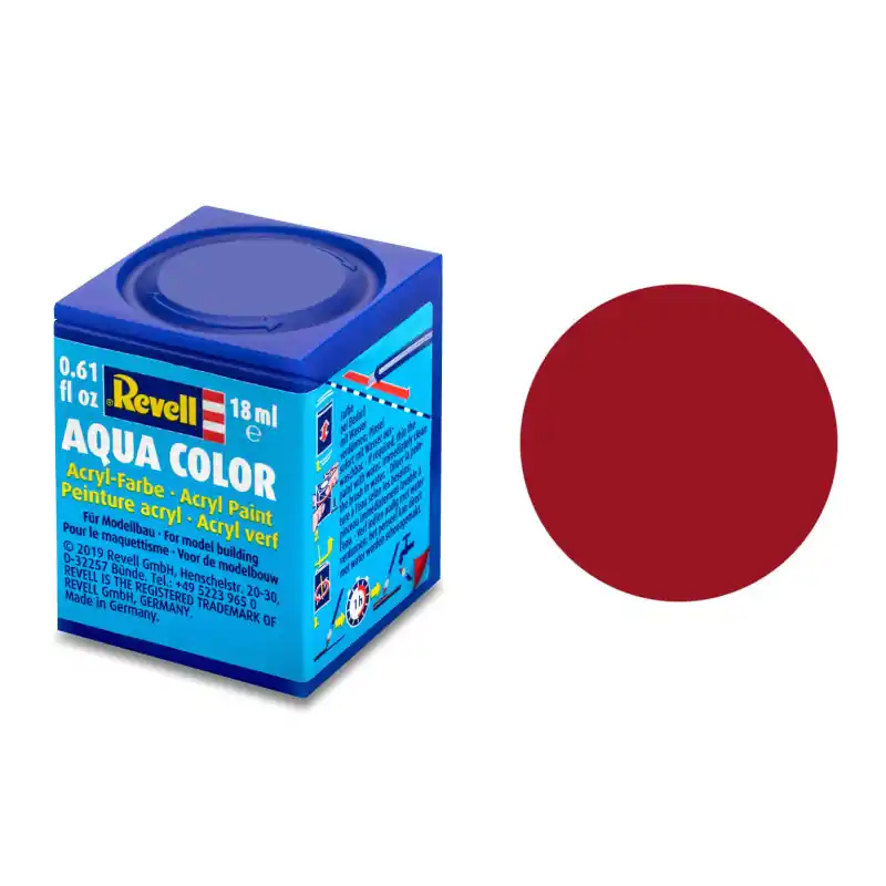 Offre Limitée Rouge Carmin Mat, 18ml Aqua Color - REVELL 36136