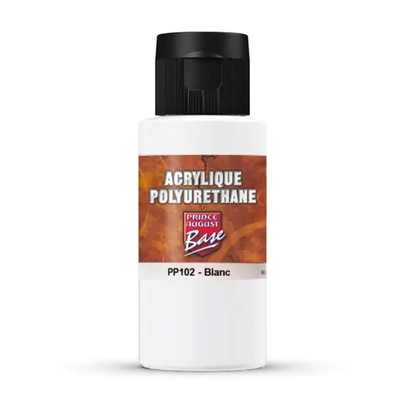 Achetez Aujourd'hui Base Acrylique Polyuréthane, Blanc 60ml - PRINCE AUGUST PP102