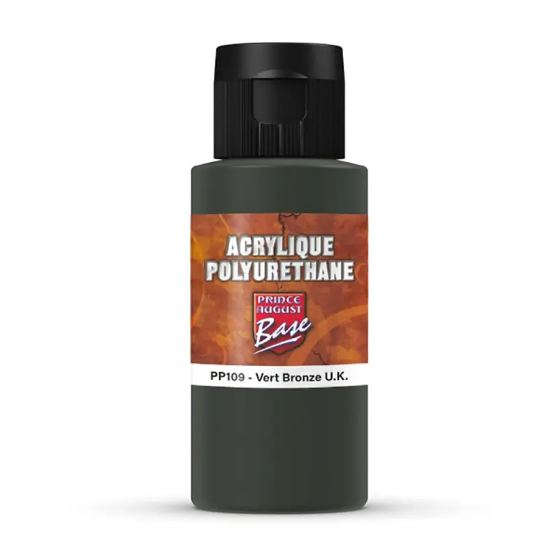 Base Acrylique Polyuréthane, Vert Bronze U.K. 60ml - PRINCE AUGUST PP109 Offre Du Jour