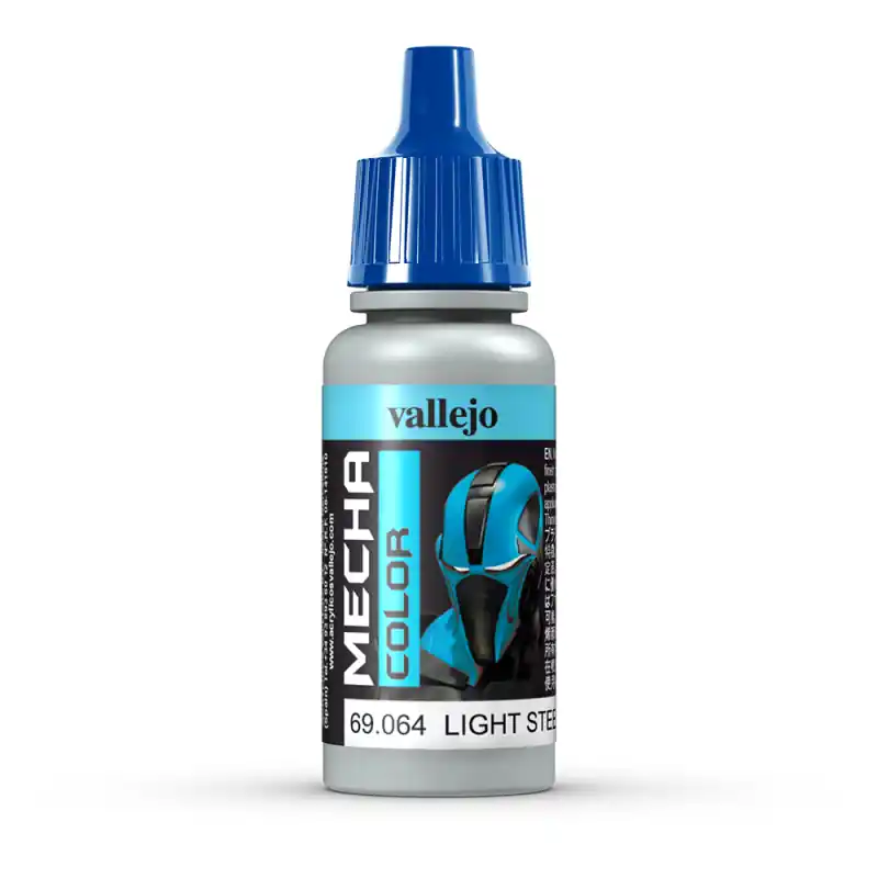 Nouveauté Peinture acrylique "Mecha Color" Acier Clair 17 ml - VALLEJO 69064 PM064