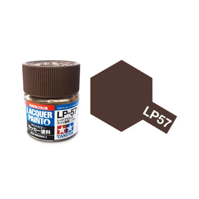 Brun Rouge 2 Mat pot de 10ml - Lacquer Paint -TAMIYA LP57 Bon Marché