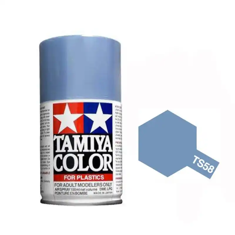 Bleu clair nacré Spray de 100ml - TAMIYA 85058 / TS58 Commander Vite
