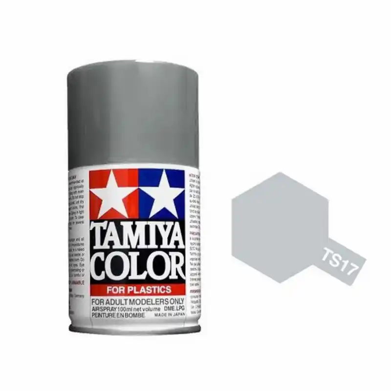 Aluminium Brillant Spray de 100ml - TAMIYA 85017 / TS17 Quantité Limitée